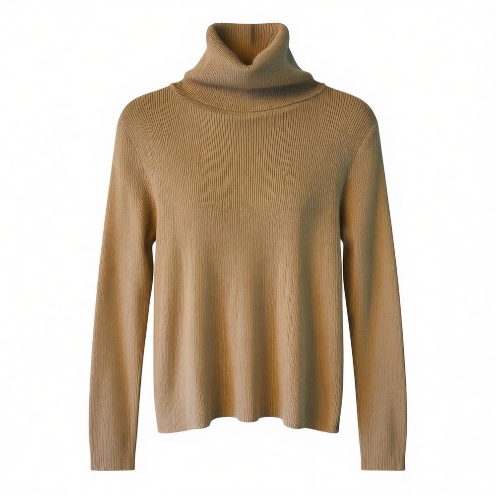 Vintage Camel Cowl Neck Sweater 70s